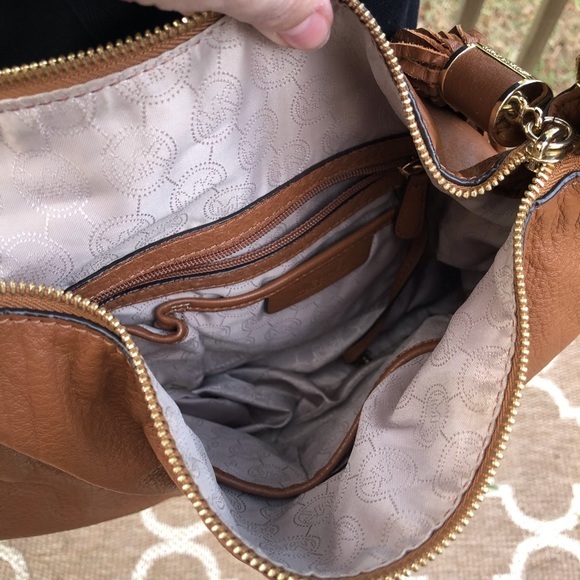 Used Michael Kors Light Brown Leather Tote - Picture 4 of 4